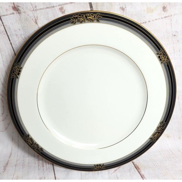 Vintage Noritake Bone China Spell Binder #9733 Gold Trim Dinner Plate – Elegant - Picture 2 of 9